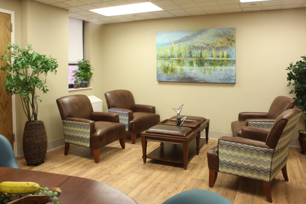 Larchmont Waiting Room & Lobby Interior Decorator Services